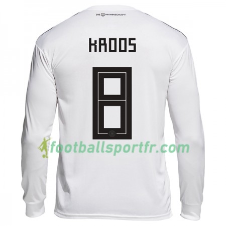 Tenue Allemagne Kroos 8 Domicile Coupe du monde 2018 Maillot de Foot ML